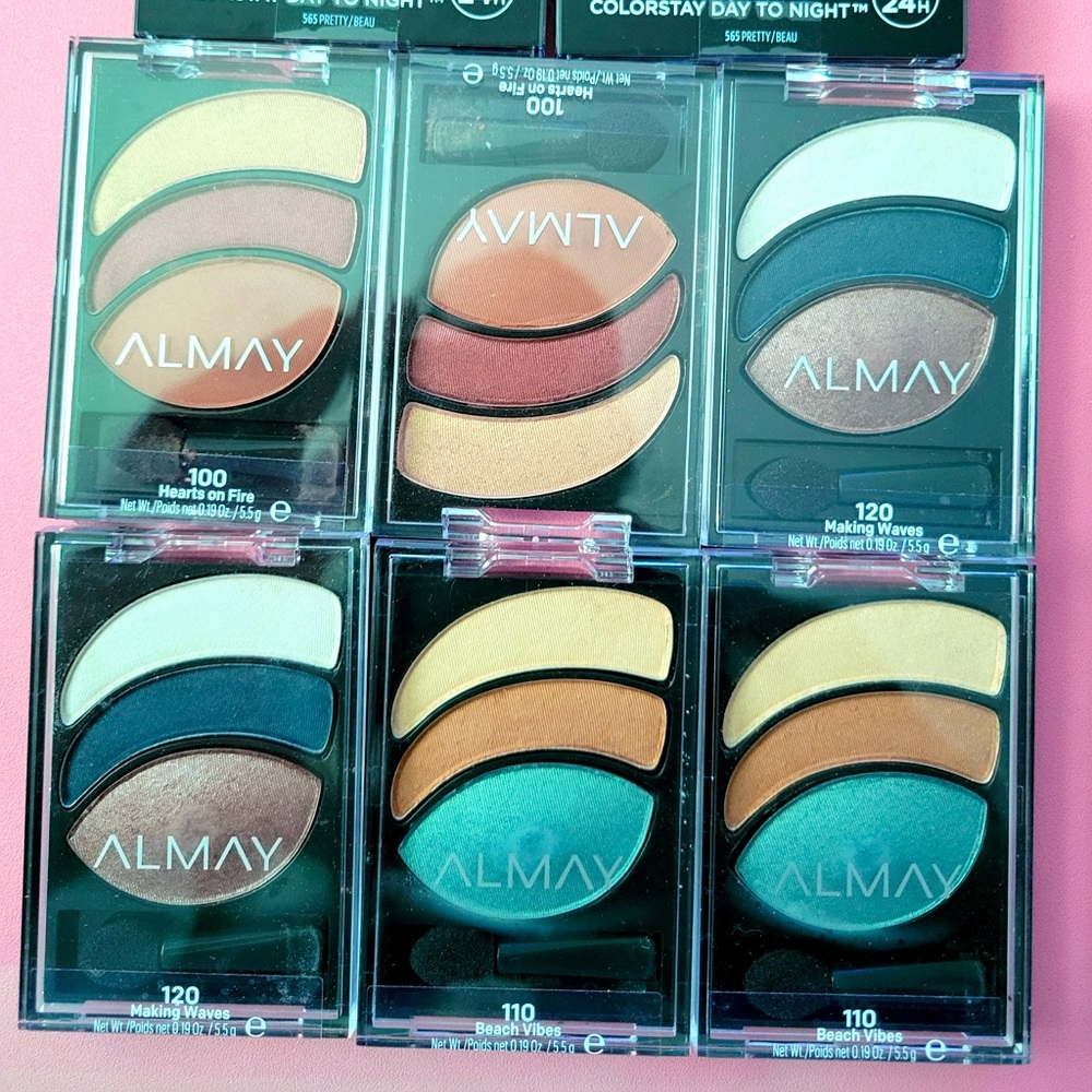 Almay Eyeshadow Palette - Bold Blues and Warm Browns